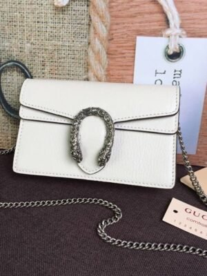 gg Dionysus Super Mini Bag White For Women  6.5in/16cm gg 476432 CAOGM 9174