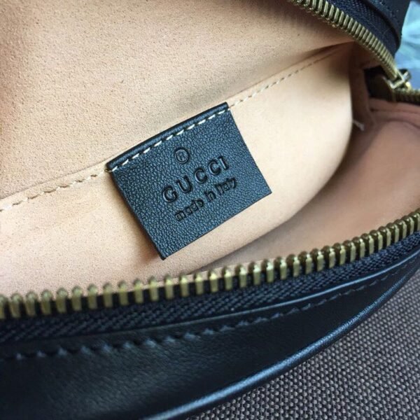 gg Marmont Belt Bag Black For Women 7in/18cm gg 476434