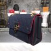 LV Vavin PM Monogram Empreinte Navy Blue/Red For Women, Women¡¯s Handbags, Shoulder And Crossbody Bags 9.8in/25cm LV M52271