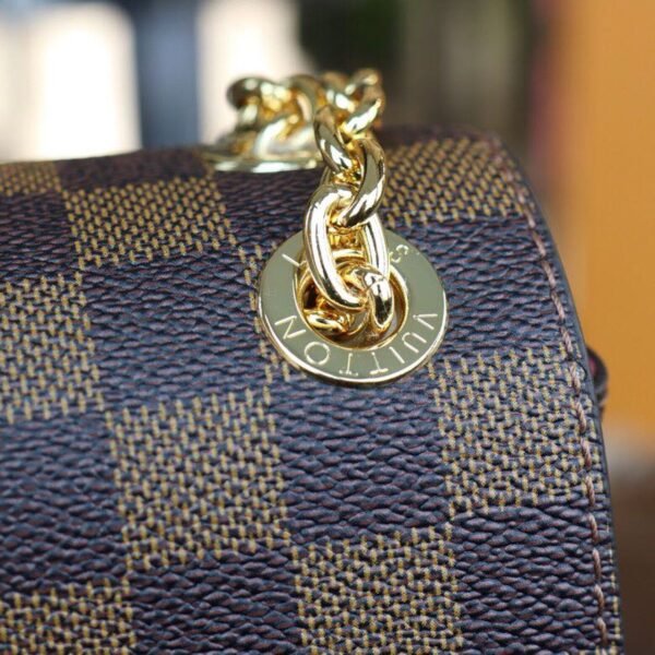 882451559754334-pic-93225-1559754895 LV Vavin PM Damier Ebene Canvas Bordeaux Red For Women, Women¡¯s Handbags, Shoulder Bags 9.8in/25cm LV N40109