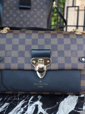 LV Vavin PM Damier Ebene Canvas Black For Women, Women¡¯s Handbags, Shoulder Bags 9.8in/25cm LV N40108