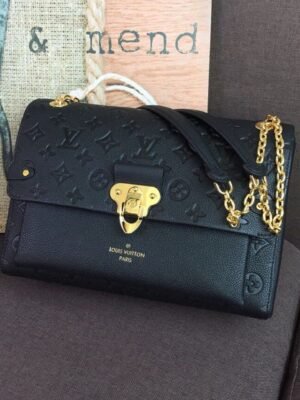 LV Vavin MM Monogram Empreinte Black For Women, Women¡¯s Handbags, Shoulder And Crossbody Bags 9.8in/25cm LV M44150