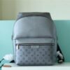 LV Discovery PM Backpack Monogram/Taiga Gunmetal Gray For Men, Bags, Backpack 15.7in/40cm LV M30835