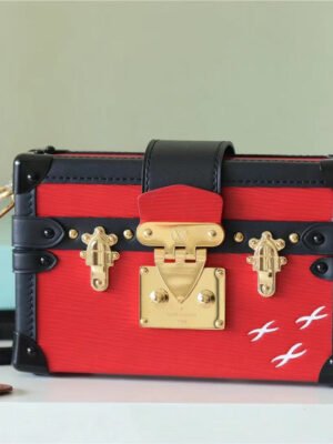 LV Petite Malle Epi Black/Red For Women,  Shoulder And Crossbody Bags 7.9in/20cm LV?