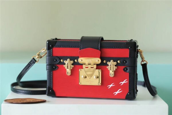 LV Petite Malle Epi Black/Red For Women,  Shoulder And Crossbody Bags 7.9in/20cm LV?
