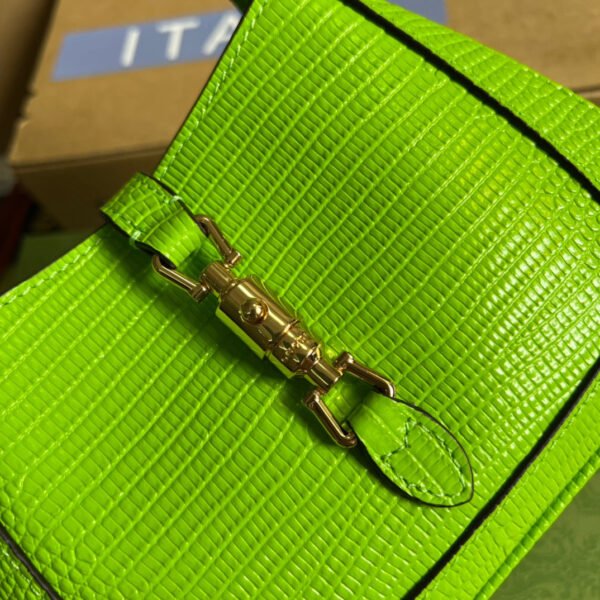 gg Jackie 1961 Lizard Mini Bag Yellow For Women, Women’s Bags 7.5in/19cm gg ?
