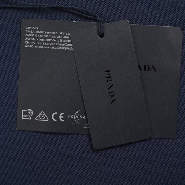 8_1fb4763a-e116-497f-a528-23a07fbdf88b Prada Classic Navy Polo Shirt