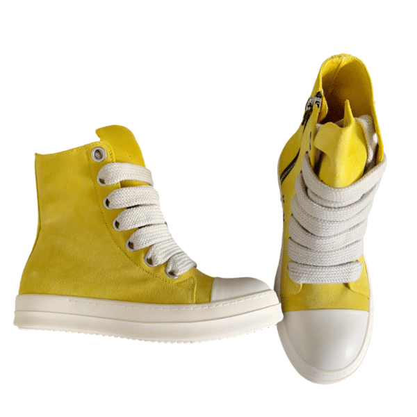 8_2024-07-16T09_37_22.611Z Rick Owens Yellow High-Top Sneakers