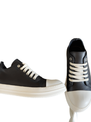 Rick Owens Black Low-Top Sneakers