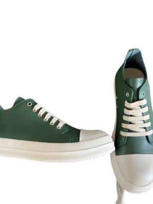 Rick Owens dark green Low-Top Sneakers