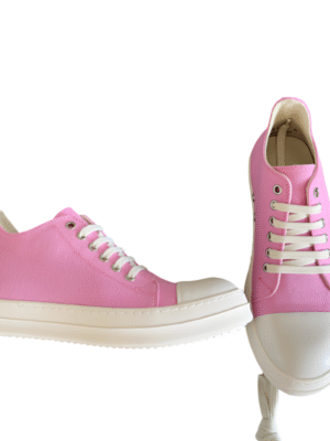 Rick Owens Pink Low-Top Sneakers