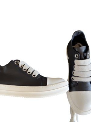 Rick Owens Black Low-Top Sneakers