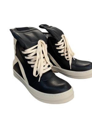 Rick Owens Geobasket Sneakers - Black and White