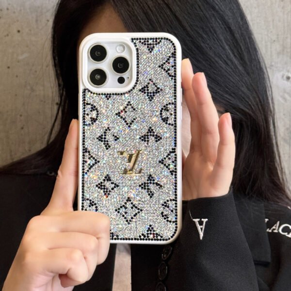 Luxury Glitter Holographic Y - S - L-Inspired iPhone Case ¨C Diamond Shine Edition