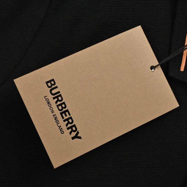 8_75fe8790-d0fb-46a2-a127-f52c229d6a02 Burberry Striped Collar Polo Shirt in Black