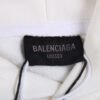Balenciaga White Logo Hoodie
