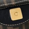 FI Tote Bag 13.8in/35cm Brown For Women FF