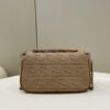 FI Baguette Chain Midi Beige FF Fabric Bag For Woman 14.5cm/6in 8BR793AHW5F1F2J