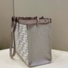 FI X-Tote White canvas FF bag For Woman 41cm/16in 8BH374AKKYF1HZ1