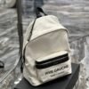 YSSL City Backpack In Canvas Unisex For Women 13.8in/35cm White YSL