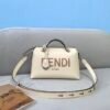 By The Way Medium White For Women, Handbags, Shoulder And Crossbody Bags 10.6in/27cm FF 8BL146
