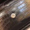 YSSL Sunset Chain Wallet ?In-Embossed Black For Women 8.2in/21cm YSL