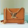 LV Twist MM Epi Gold Miel Brown For Women, Women¡¯s Bags, Shoulder And Crossbody Bags 9.1in/23cm LV M59686