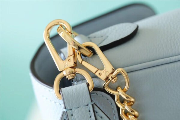 LV Lockme Tender Light Blue For Women, Women¡¯s Handbags, Shoulder And Crossbody Bags 7.5in/19cm LV