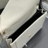 YSSL Gaby Satchel Bag In White With Gold Toned Hardware For Women 10.2in/26cm YSl 6688631EL079207