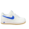 NIKE AIR FORCE 1 "Gum Sole White/Blue"