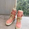 Rick Owens Geobasket Sneakers - Pink Pony Hair