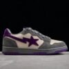 BAPE STA Low-Top Sneakers in Grey and Purple