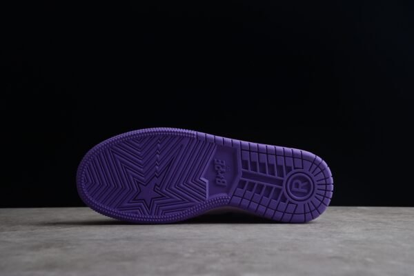 BAPE STA Low-Top Purple Gradient Sneakers