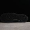 BAPE STA Low-Top Black Croc-Embossed Sneakers