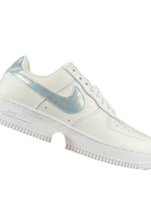 NIKE AIR FORCE 1 Low "White/Blue Iridescent Mist"