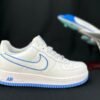 NIKE AIR FORCE 1 "Double Swoosh White/Blue"