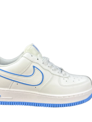 NIKE AIR FORCE 1 "Double Swoosh White/Blue"
