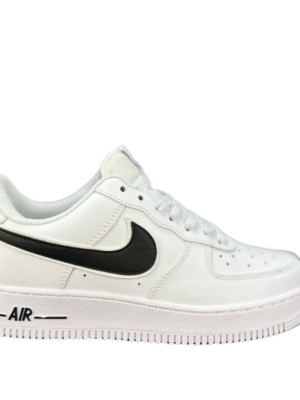 NIKE AIR FORCE 1 "Double Swoosh White/Black"