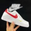 NIKE AIR FORCE 1 "Mini Swoosh White/Red"