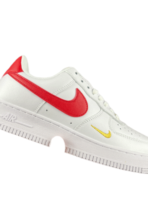NIKE AIR FORCE 1 "Mini Swoosh White/Red"