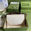 gg Horsebit 1955 Small Bag White For Women 10.2in/26cm gg ?677286 18YSX 9068
