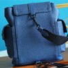 LV Christopher XS Taurillon Blue For Men, Bags, Shoulder And Crossbody Bags 7.7in/19.5cm LV