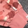 BAPE x BARBIE DOT CAMO SHARK FULL ZIP HOODIE PINK