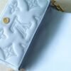 LV Wallet On Strap Bubblegram Monogram In Wallets and Small Leather Goods For Women Bleu Glacier Blue 7.9in/20cm LV M81399