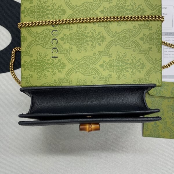 gg Diana Mini Bag With Bamboo Black For Women, Women’s Bags 7.5in/19cm gg 696817 DJ20T 1000
