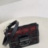 LV Limited Mini Dauphine Bags By Nicolas Ghesqui¨¨re With Monogram Lace Black For Women 20cm LV M20595