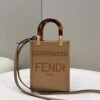 FI Sunshine Shopper Light Brown Mini Bag For Woman 13cm/5in