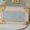 LV The Camera Box Monogram Empreinte By Nicolas Ghesquiere Light Blue/Light Pink For Women,  Shoulder And Crossbody Bags 6.3in/16cm LV