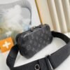 LV Horizon Clutch Monogram Eclipse For Men, Bags, Shoulder And Crossbody Bags 8.3in/21cm LV M45579