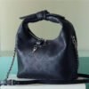 LV Why Knot MM Mahina Black For Women,  Shoulder And Crossbody Bags 13.4in/34cm LV M20788